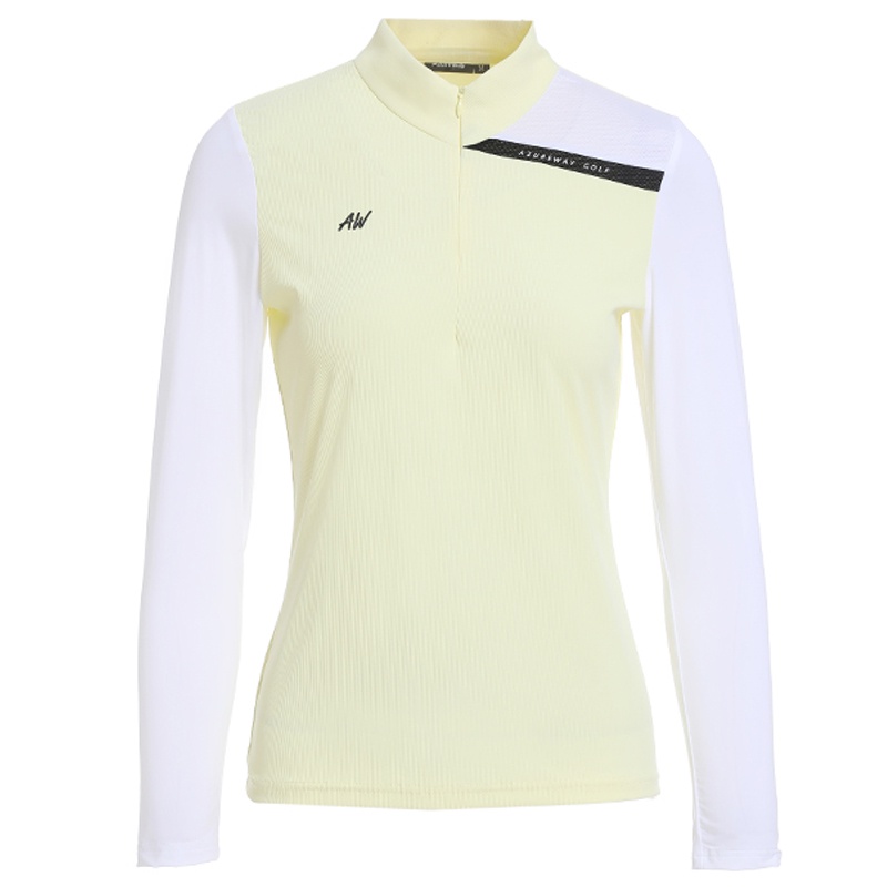 Áo váy golf nữ  Azureway Áo thun tay dài tay cổ đứng chống nắng nhanh khô phong cách Hàn Quốc - HC GOLF