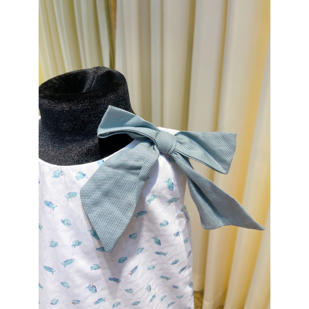 Đầm Suông Nơ Vai Đủ Màu Sắc Cho Bé Gái 9kg-46kg SoraChan - M126, M127, M128, M129, M130