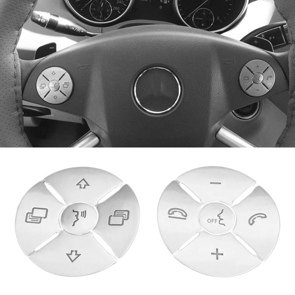 Set 10 Miếng Dán Nút Cửa Sổ Xe Hơi Chống Biến Dạng Cho Mercedes-Benz R ML GL CLS SLK-Class