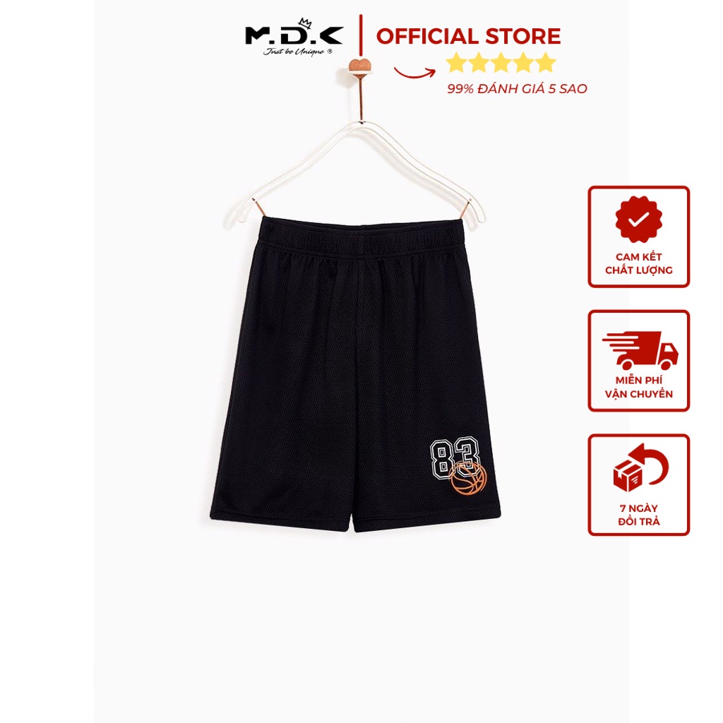 Quần Short Bé Trai M.D.K 46 N.Y Play Ball - thể thao, cá tính