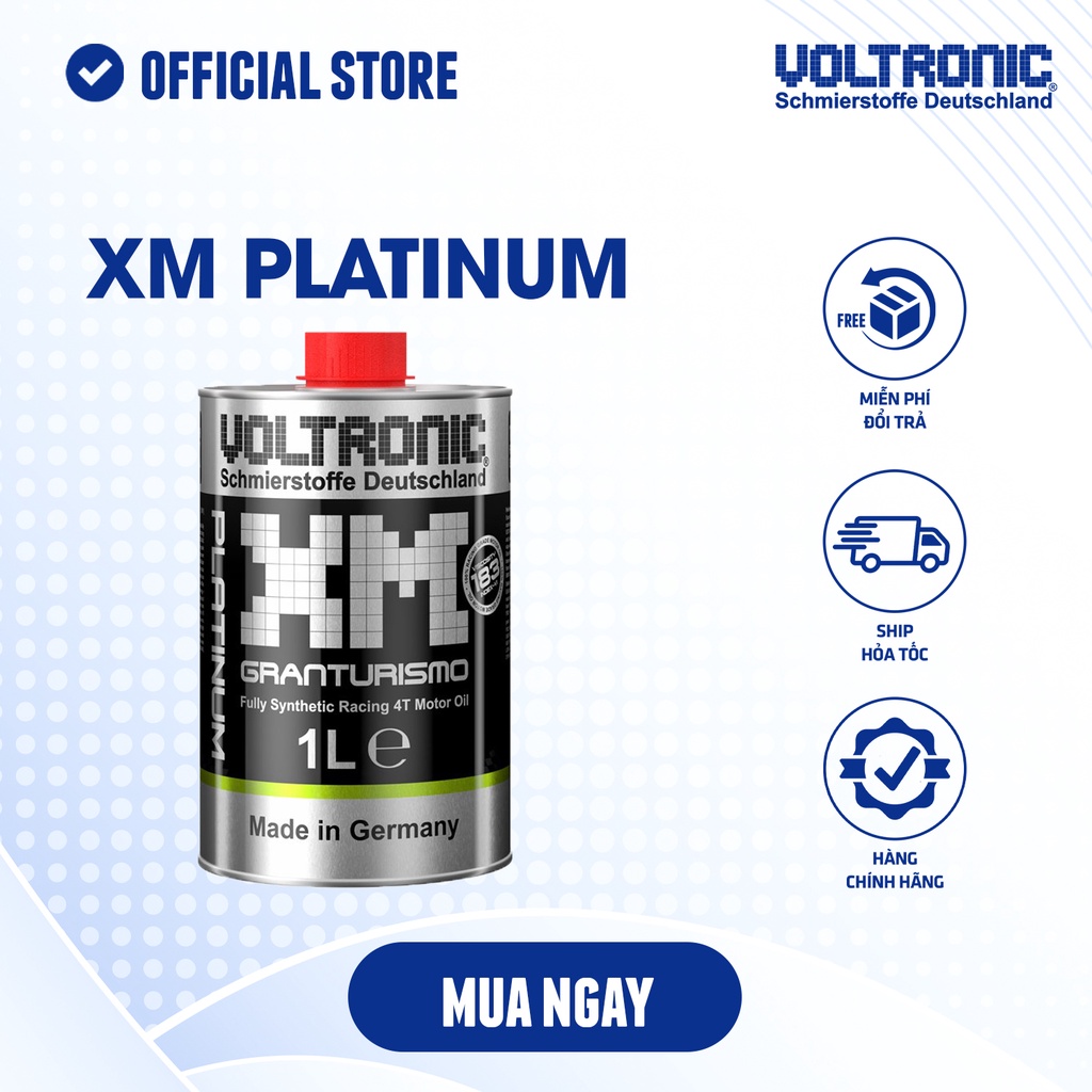 Nhớt biến thiên cao cấp nhập khẩu đức VOLTRONIC xm platinum granturismo 1l