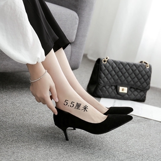 Giày cao gót 5-7-9cm phong cách Hàn Quốc
