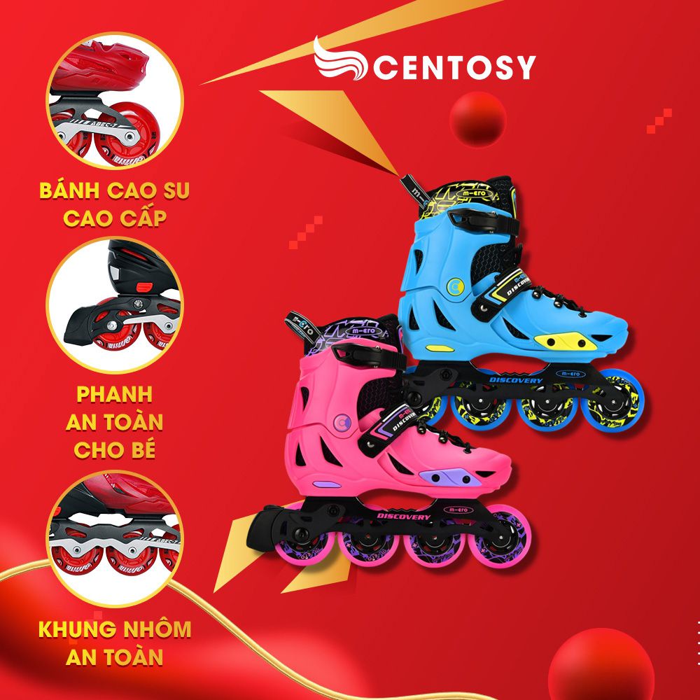 Giày Patin Trẻ Em Cao Cấp - Centosy Micro Discovery - Form Chắc Chắn, Bánh Chất Lượng