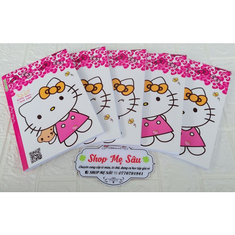 Tập Học Sinh, Tập Sinh Viên Hình Hello kitty GIBOOK ⚡ CỰC HOT ⚡ Vở ghi ôli và kẻ ngang phù hợp cho học sinh, sinh viên