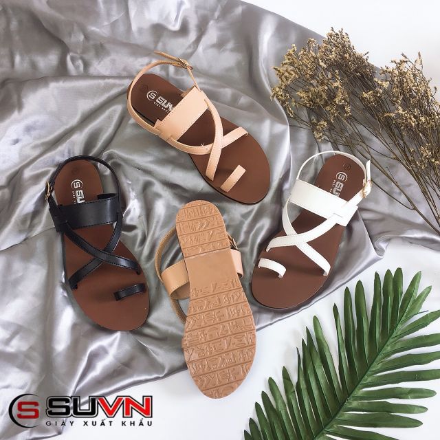 [ Re Vo Dich][SIÊU RẺ] Sandal xỏ ngón đan dây chéo (vnxk)
