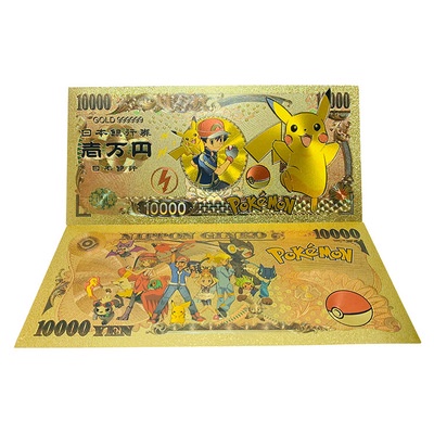 Thẻ Bài Ma Thuật Hình Quả Bóng Pokemon Bằng pvc Màu Vàng Kim Cổ Điển Sưu Tầm Kỷ Niệm Cho Trẻ Em