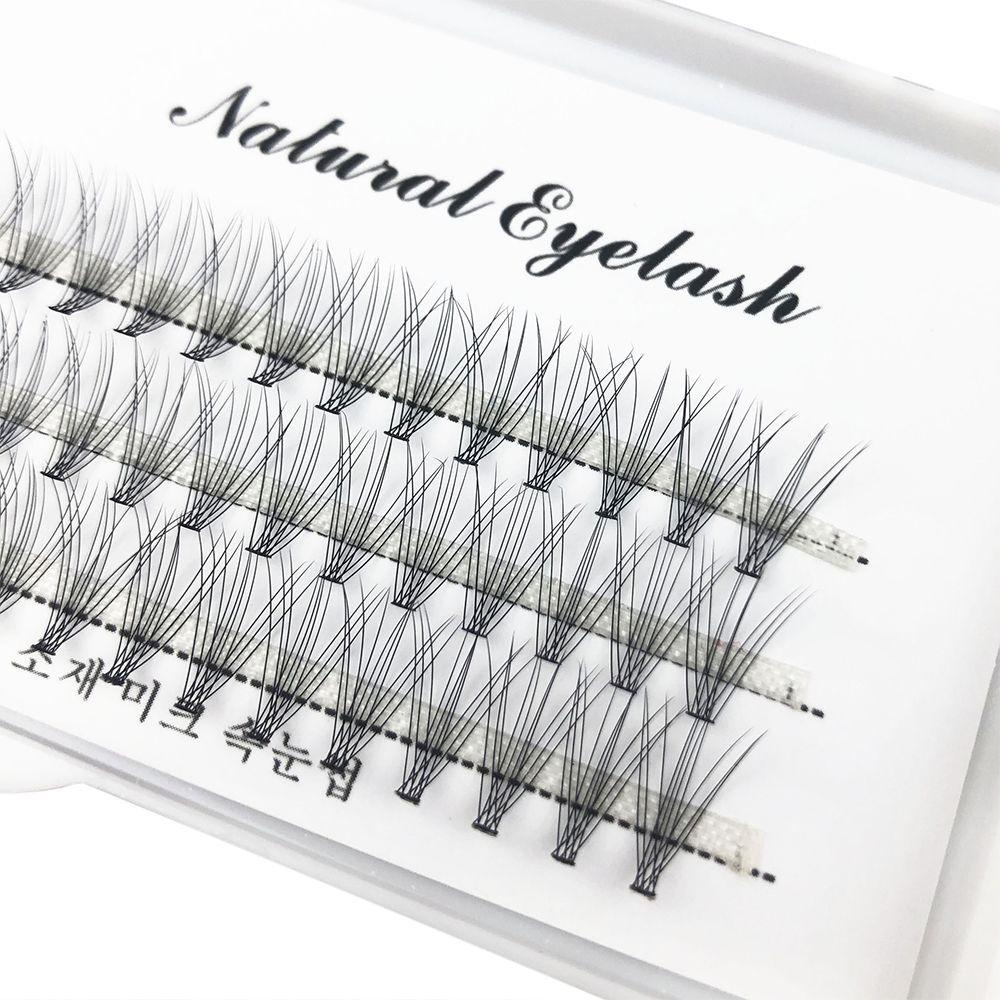 OCEANMAP Lông Mi Giả Dày Và Cong Tự Làm Dùng Trang Điểm Mắt To Sáng Bóng