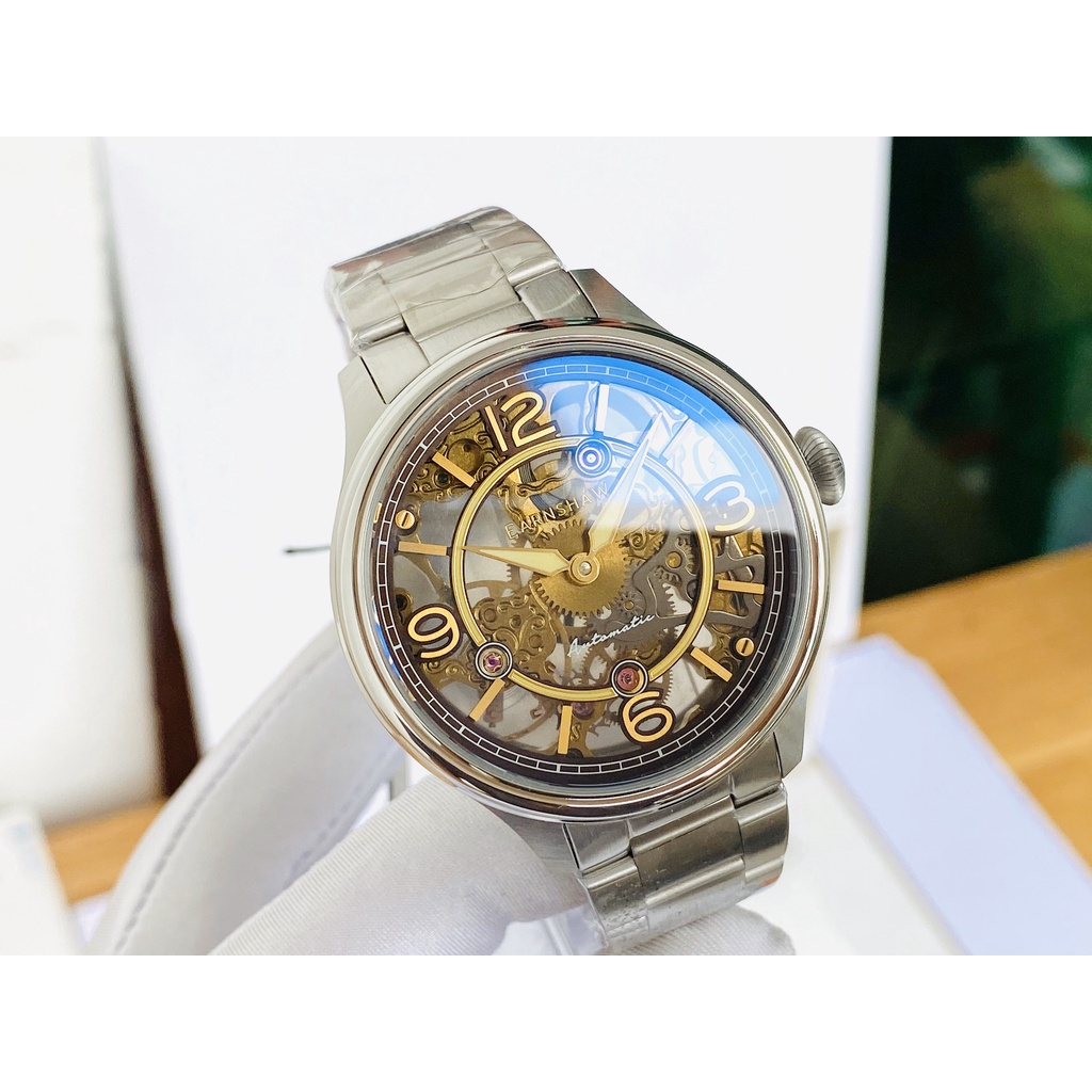 Đồng hồ nam dây thép Thomas Earnshaw Automatic Skeleton ES 8231 33
