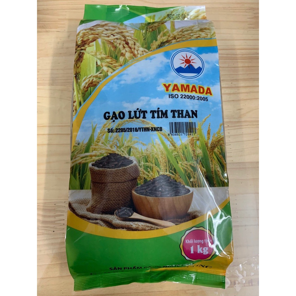 Gạo lứt  tím tham 1kg - Thái Dương