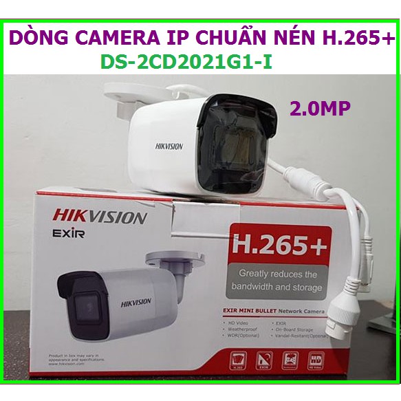 Camera IP 2MP HIKVISION DS-2CD2021G1-I