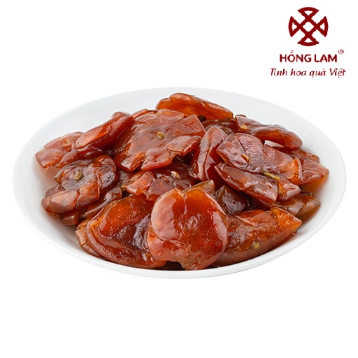 Ô Mai (Xí Muội) Quất Dẻo Hồng Lam - Vị Chua Ngọt Thơm - Hộp (200g, 300g, 500g)
