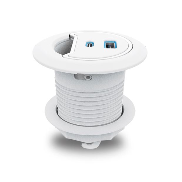 Hộp Ổ cắm sạc âm bàn sinoamigo STC-1W/C20 cao cấp tiện dụng cho chiếc bàn của bạn!