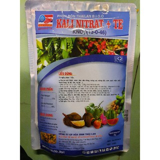 Phân bón lá KNO3 1KG nhập từ thái lan