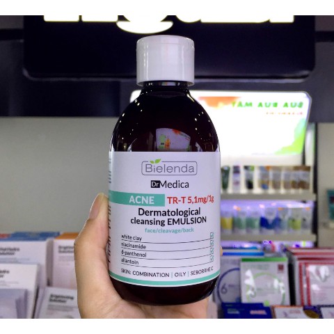 Sữa Rửa Mặt Bielenda Medica Da Dầu Mụn, Hỗn Hợp