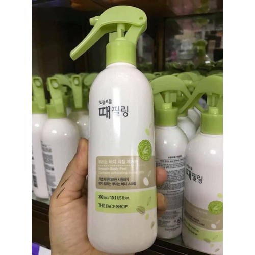 Tẩy da chết body dạng xịt The Face Shop Smooth Body Peel 300ml