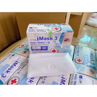Khẩu trang y tế hộp 50 cái Màu Trắng