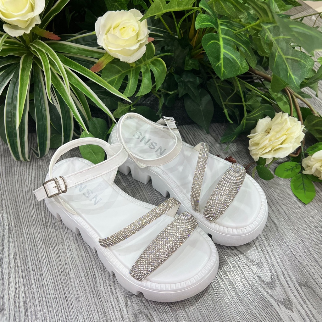 Dép Xăng Đan Nữ Dây Xoàn Cao Cấp Cao 4cm QC Thời Trang TRINH LÊ SHOP GIÀY DÉP