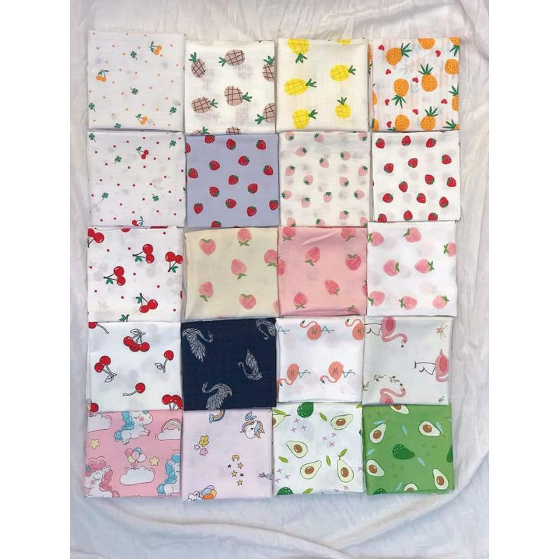 Khăn Bandana hoạ tiết dễ thương