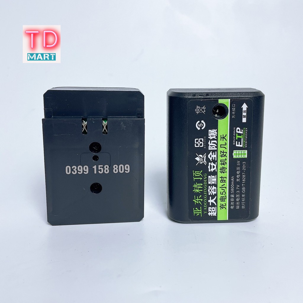 Pin Máy Bắn Cốt, Máy Cân Bằng Tia Laser dạng gài 5800mAh