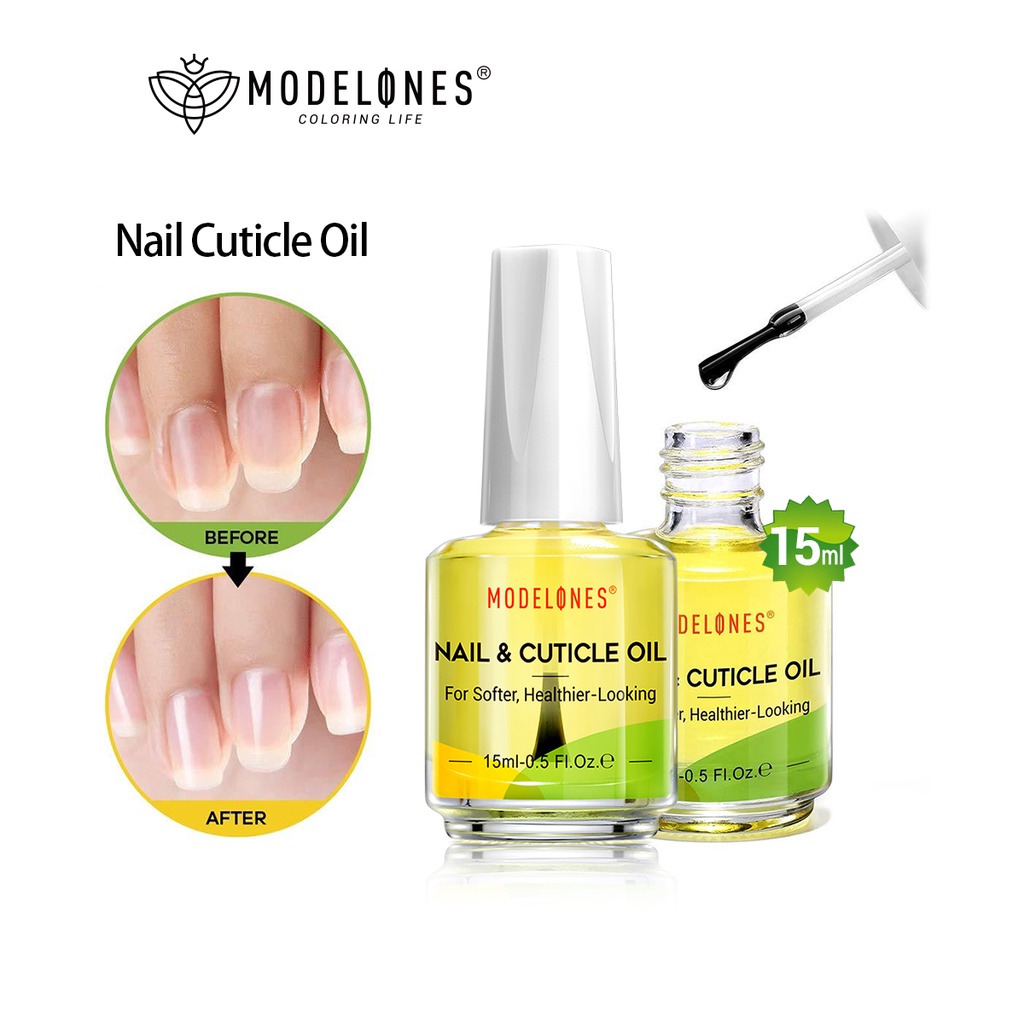 Dầu dưỡng móng MODELONES chăm sóc móng tay tiện dụng 15ml