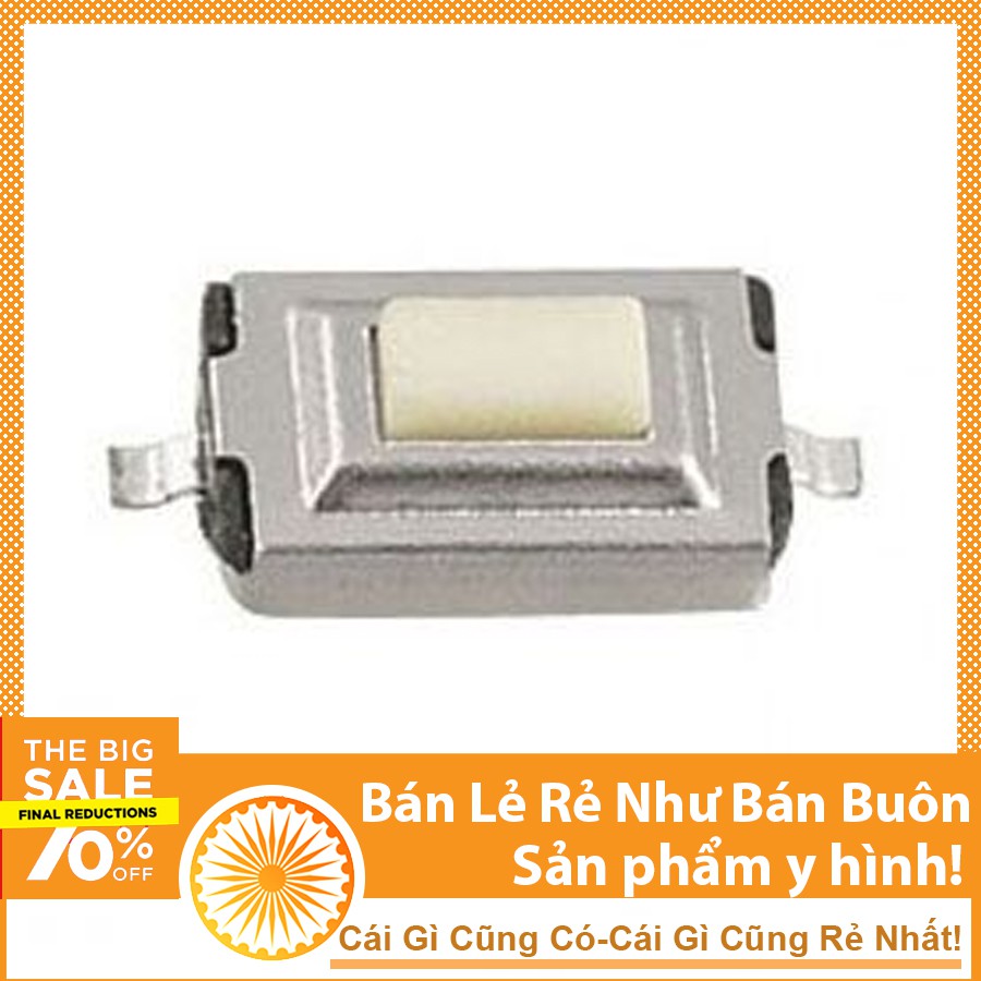 Nút Nhấn 2 Chân 3X6X2.5MM SMD-TRẮNG