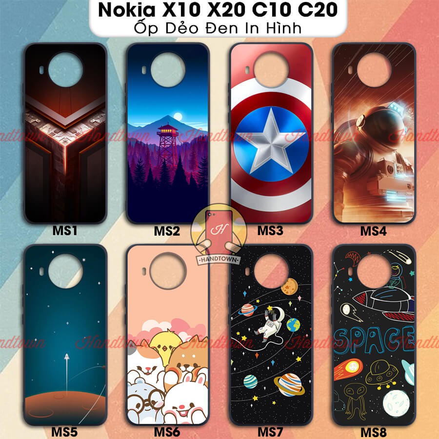 Ốp Lưng Nokia X20 X10 C10 C20 TPU Silicon Ốp Dẻo In Hình Nhiều Mẫu Chống Nước Chống Va Đập Trầy Xước Chất Liệu Cao Cấp