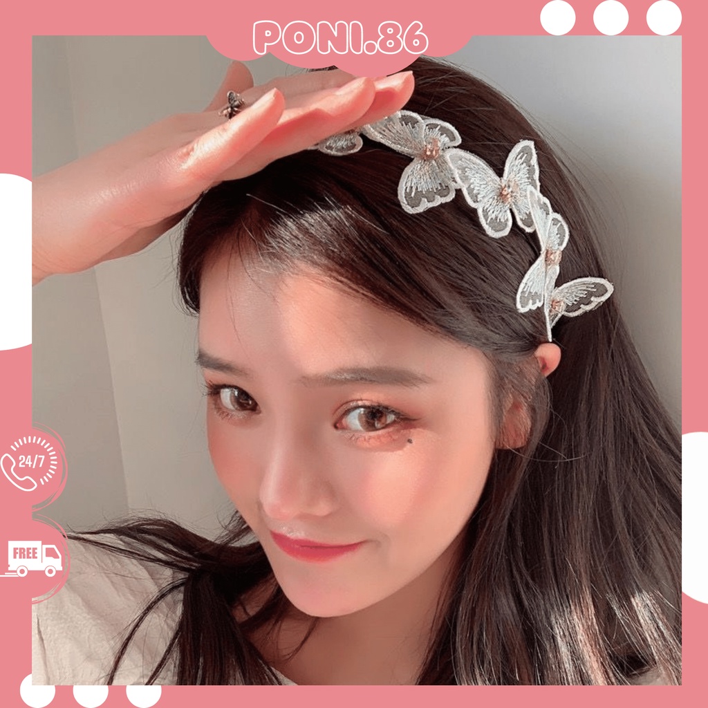 Băng đô, cài tóc, bờm trắng, đen phù hợp cho cô dâu hoặc ohong cách tiểu thư nhẹ nhàng, vintage, cực điệu đà