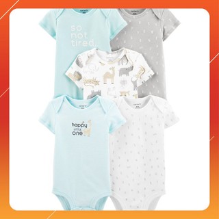 Bodysuit Carter's Alphabet Nhập Mỹ Cho Bé Set 5 Bộ