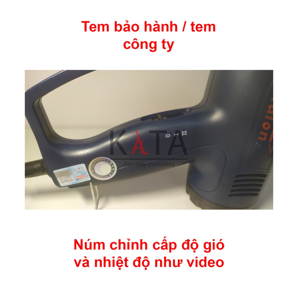 Máy khò hơi nóng Talon 2000W co màng seal dùng trong gói quà, gói mĩ phẩm, làm điện nước KN01