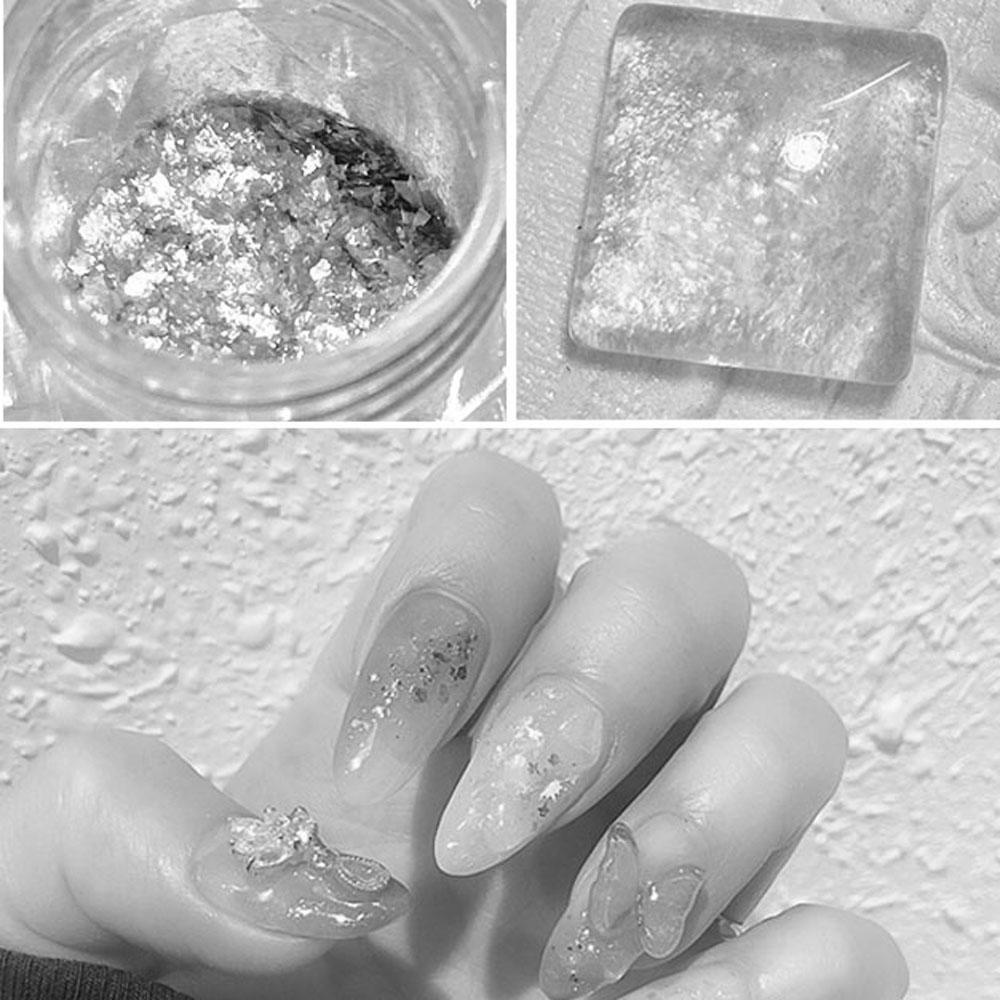 AROMA Bột Kim Tuyến 3D Lấp Lánh Màu Sắc Tươi Sáng Trang Trí Móng Nghệ Thuật