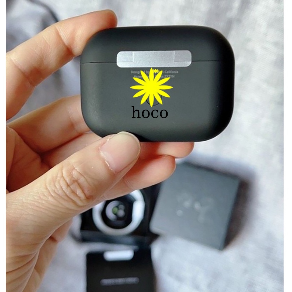 Tai nghe bluetooth Hoco pro đen nhám  TWS âm thanh hay bass khỏe treble rời dùng cho cả ios và androi