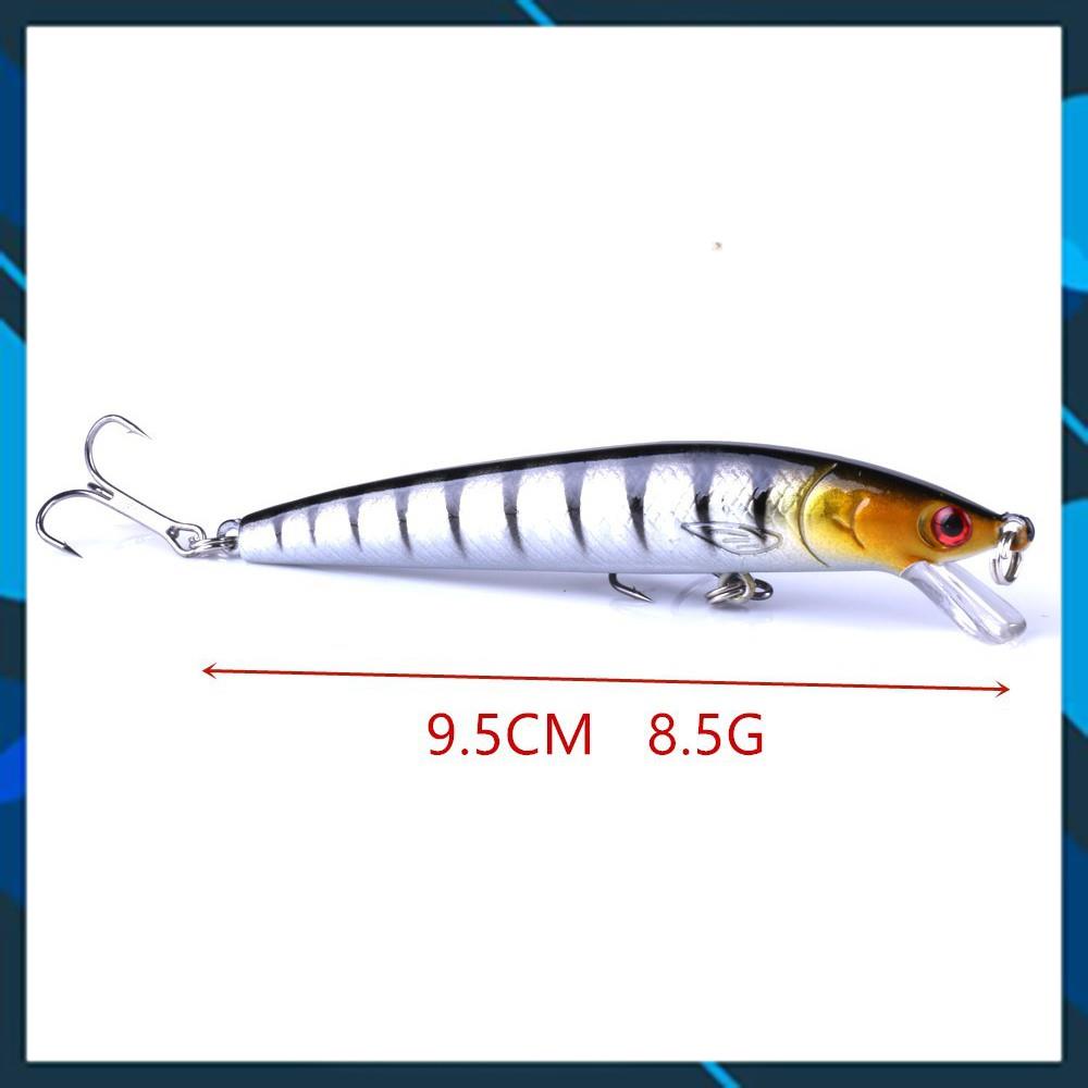 [Chất Lượng] Mồi Câu Minnow lure Chuyên Đồ Câu Lure dài 9cm nặng 8,5gr, chuyên cá chẽm , cá mú, cá ngão , cá biển_M-16