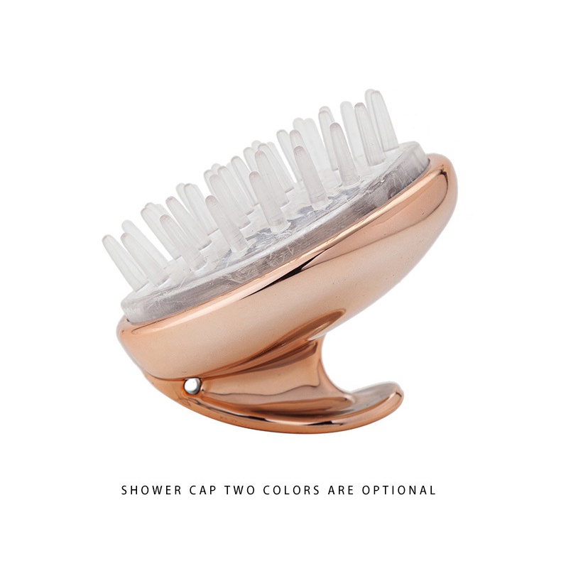 Lược gội đầu bằng silicon Minidarling mát xa da đầu - Bàn chải gội đầu silicon mềm