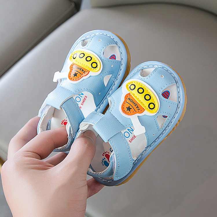 Sandal tập đi cho bé gái, bé trai Đế mềm. chống trơn