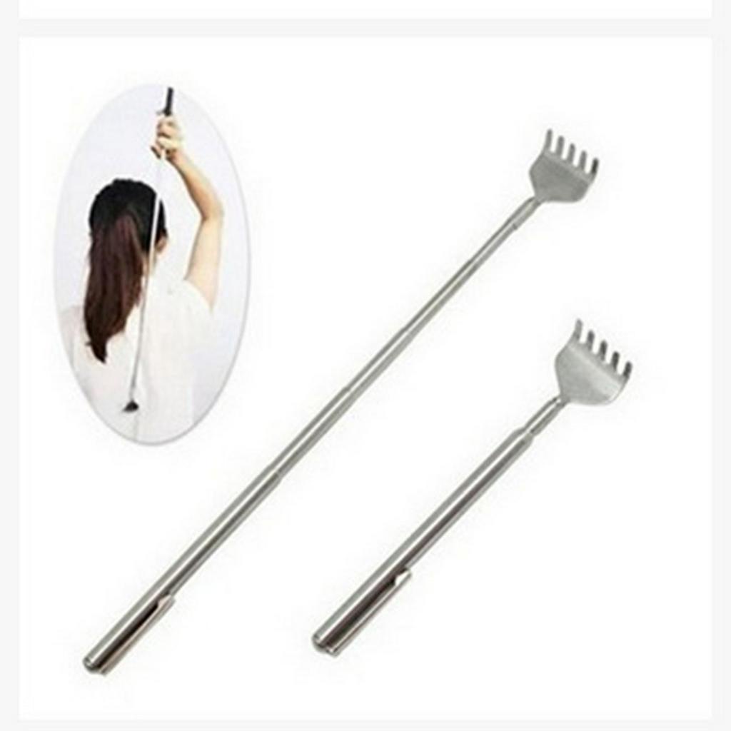 Cây gãi lưng kéo dài làm bằng thép không gỉ tiện dụng