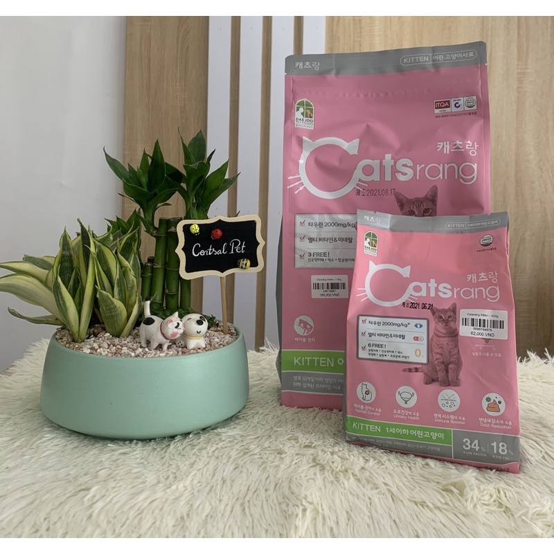 Thức ăn Hạt Catsrang cho mèo con