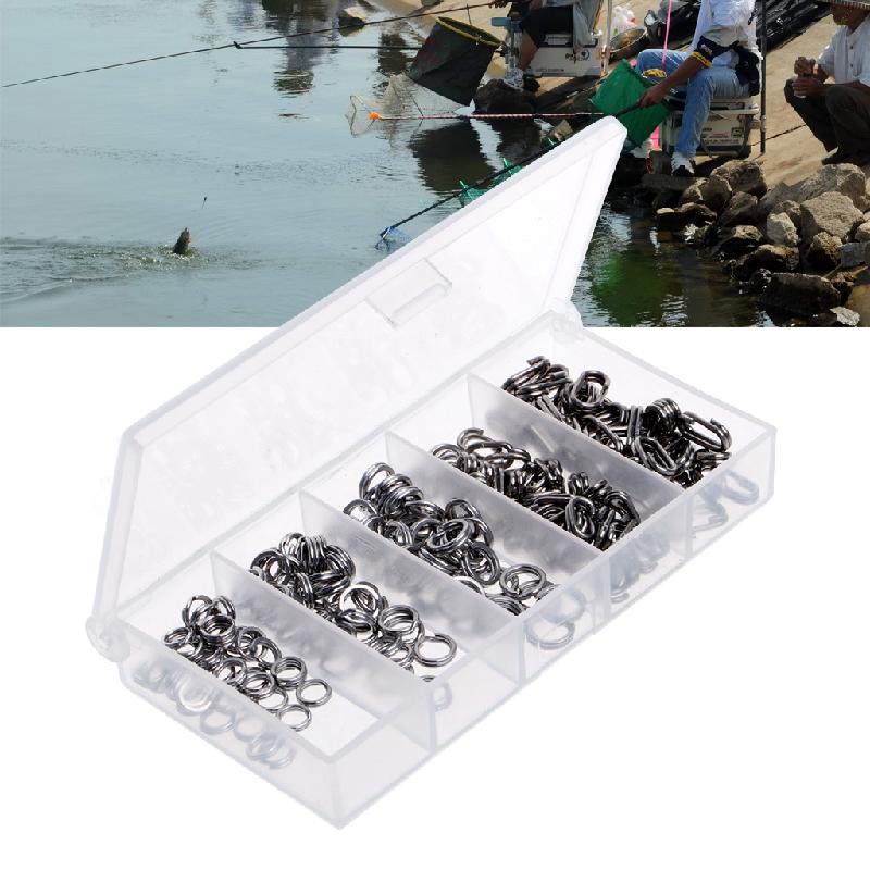 200 Khoen Móc Câu Cá Bằng Thép Không Gỉ