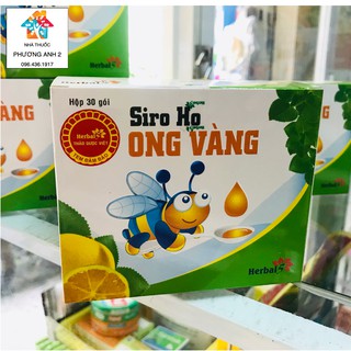 Siro ho Ong vàng (Dạng gói)