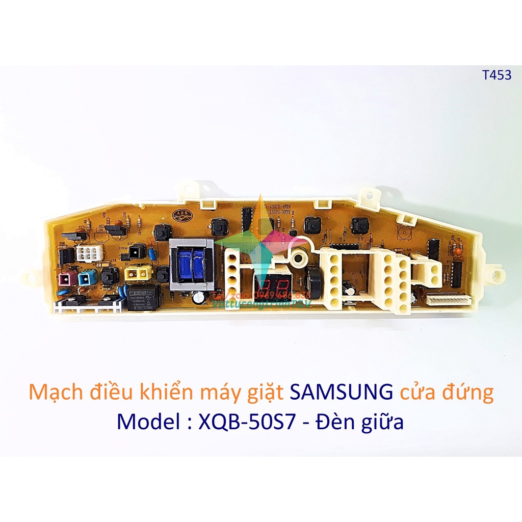 Mạch điều khiển máy giặt SAMSUNG cửa đứng XQB-50S7 đèn giữa