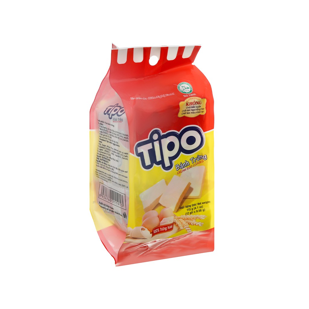 Bánh trứng Tipo gói 115g