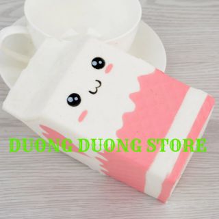 SQUISHY HỘP SỮA HỒNG