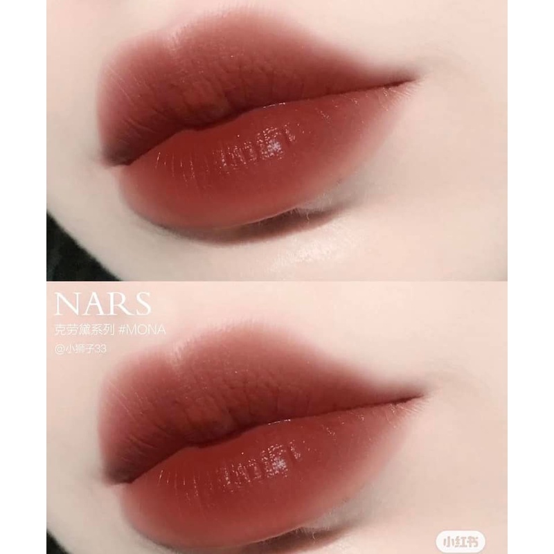 Son Nars Unwrapped Audacious Màu Mona phiên Bản Giới Hạn, thiết kế vỏ bạc, chất son siêu mịn m