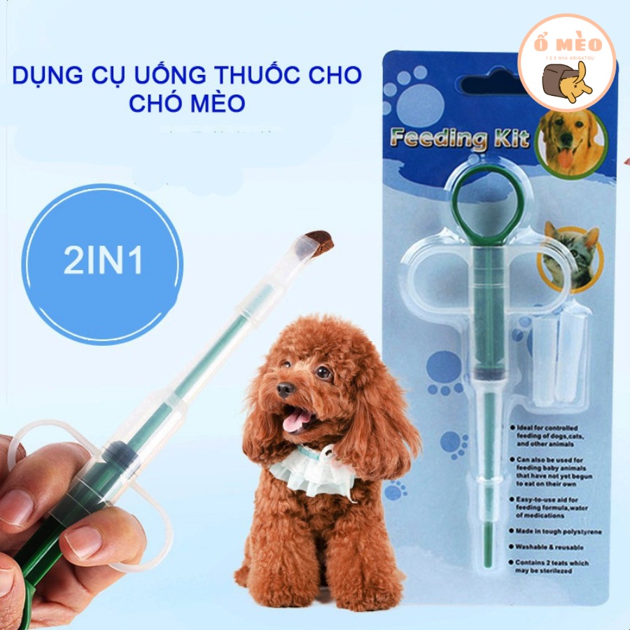 Dụng cụ Xilanh hỗ trợ bơm, đút cho chó mèo