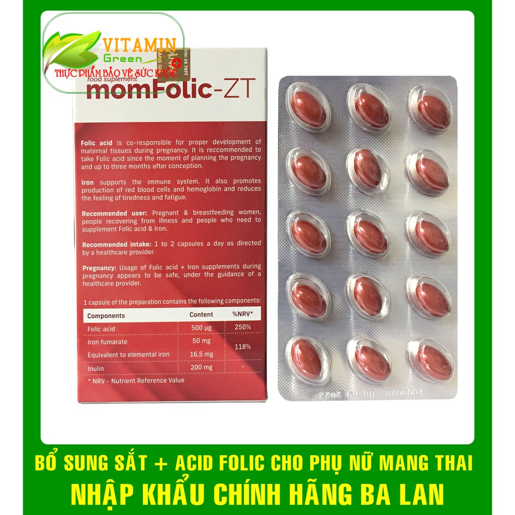 SẮT CHO BÀ BẦU MOMFOLIC-ZT | NHẬP KHẨU CHÍNH HÃNG BALAN