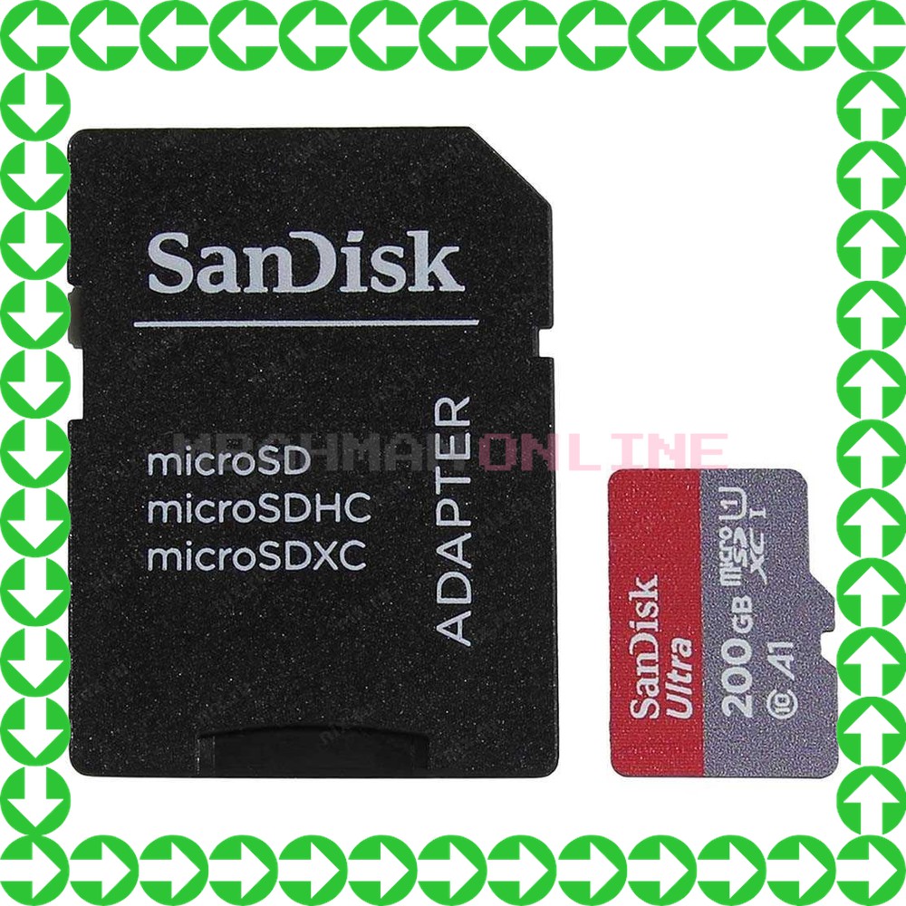 Thẻ Nhớ Sandisk Ultra Microsdxc Class 10 A1 (100mb / S) 200gb Sdsquar