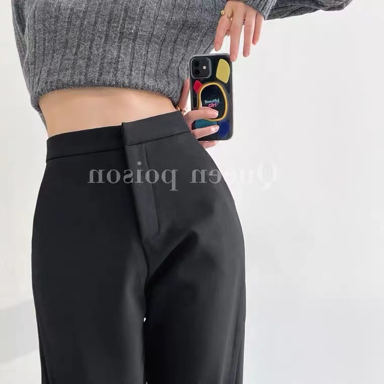 Quần dài SUXI ống rộng lưng cao tôn dáng hợp thời trang cho nữ