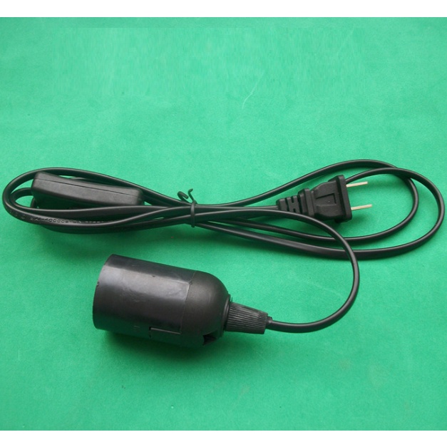 Đui Đèn E27 Liền Dây 2 Mét/3 Mét Có Công Tắc Phích Cắm, Dây Đui Treo Thả HL Lighitng