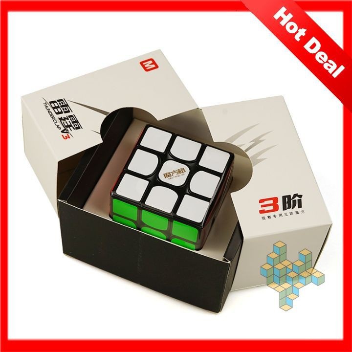 Rubik 3x3 Nam Châm QiYi Thunderclap V3 M Chính Hãng Chất Lượng Cao - Đồ chơi Rubik Phát Triển IQ