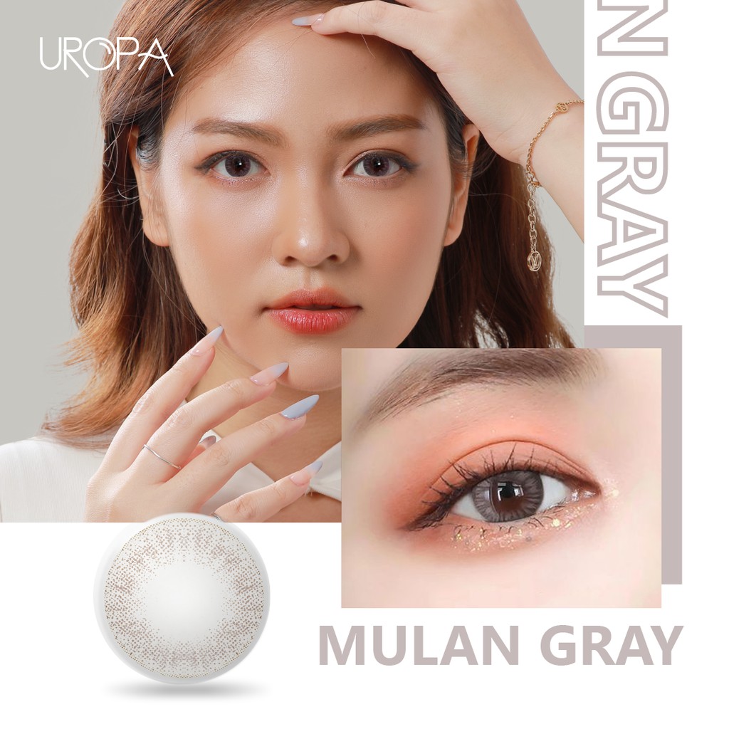 Kính áp tròng UROPA: Đeo được 24h/ngày, Mulan Gray