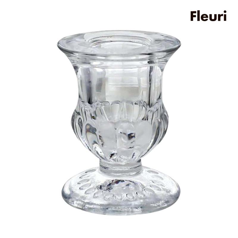 Giá Đỡ Nến Trong Suốt Dùng Trang Trí Phòng Khách / Tiệc Cưới